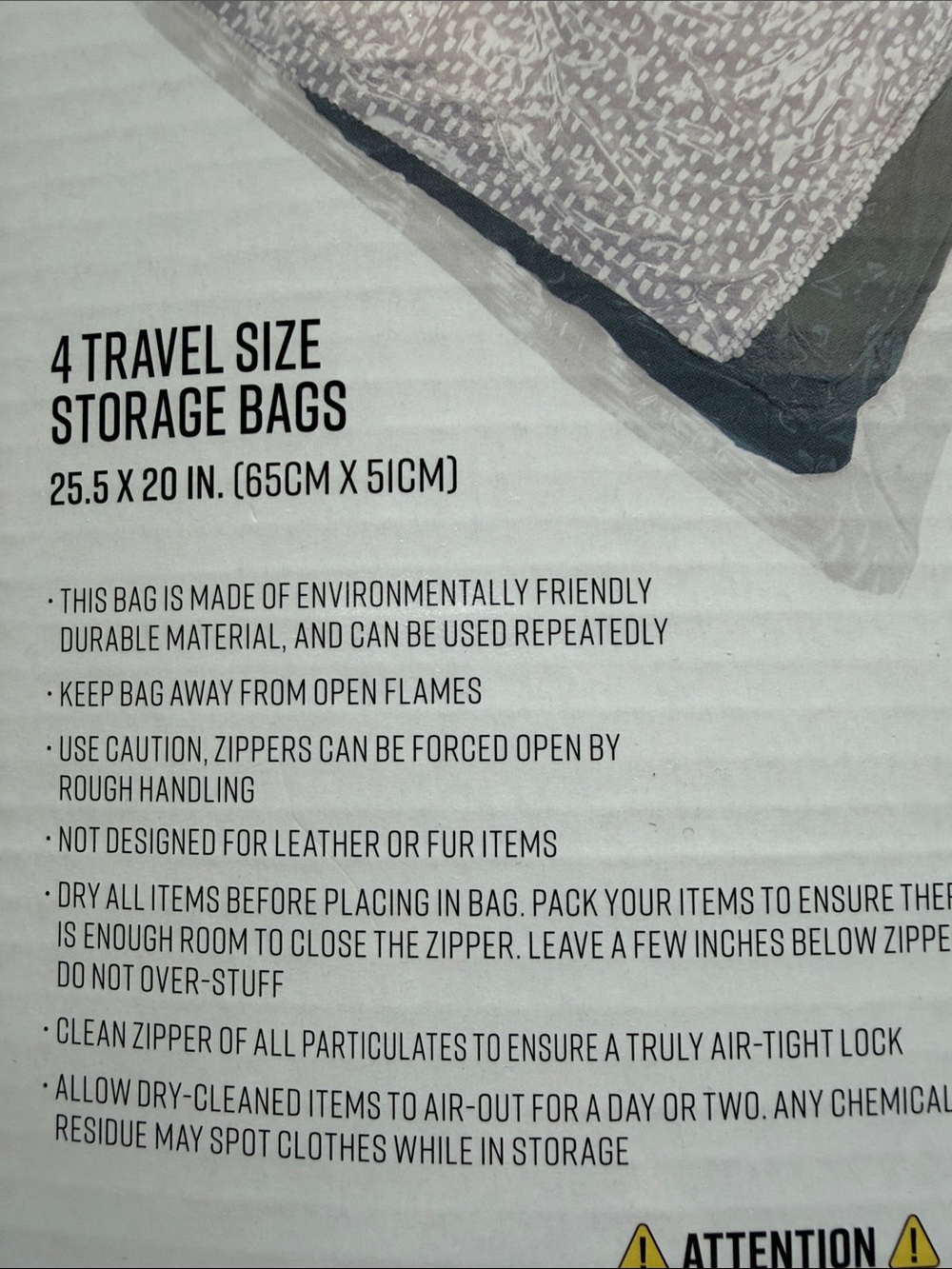 G/FORCE Roll & Pack Air-Tight Storage Bags -4 Piece Set - Picture 9 of 9